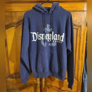 Disneyland Resort Blue Mickey Mouse Hoodie Size Medium
